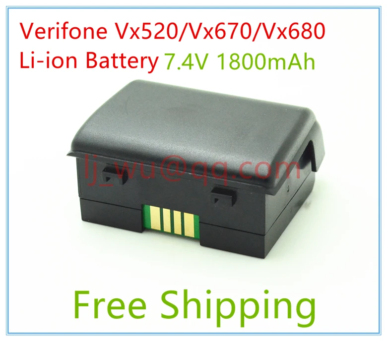 RungiSun новый литий ионный аккумулятор Verifone Vx520 VX670 Vx680 7 4 В 1800 мАч|lithium 7.4v|lithium batterylithium