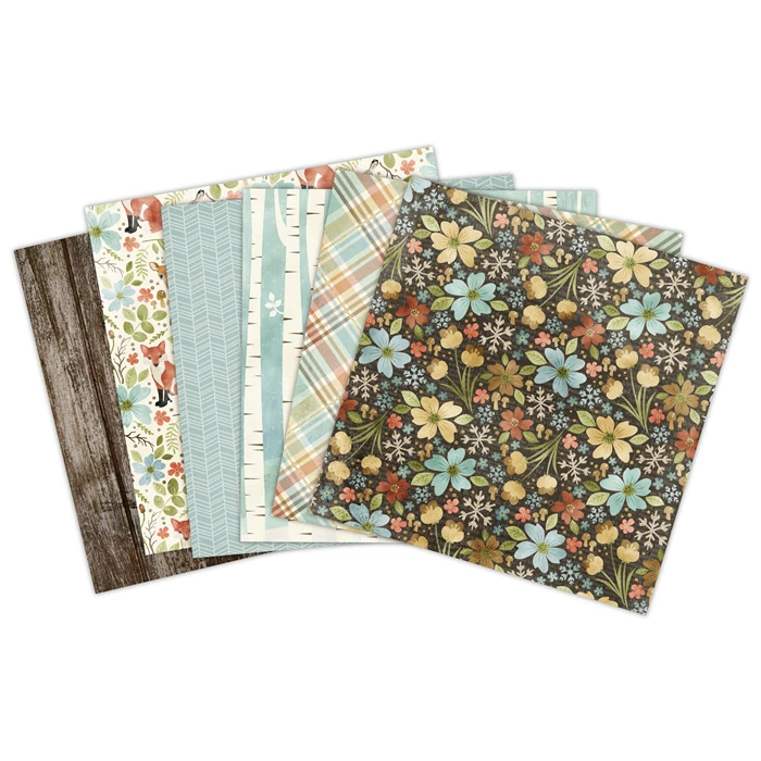 6 дюймов снежный день Скрапбукинг бумажный пакет Сделай Сам изготовление