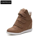 Женские кожаные ботинки на плоской подошве, черные, зимние