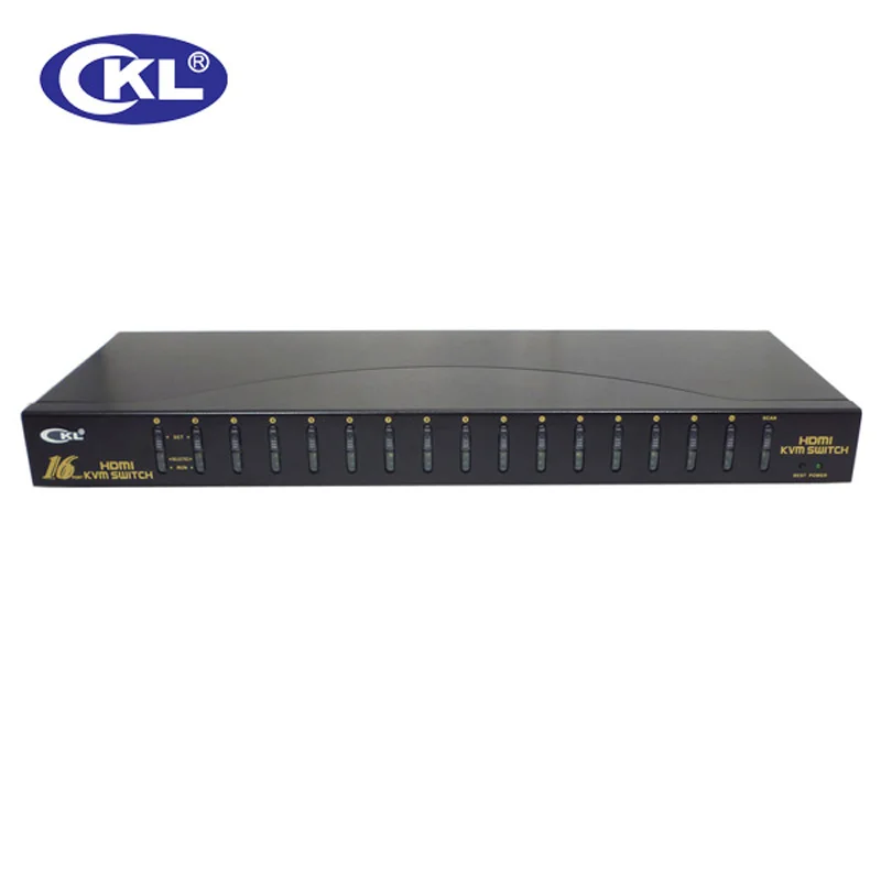 CKL 9116H USB HDMI KVM переключатель 16 Порты и разъёмы для ПК МОНИТОР клавиатура Мышь