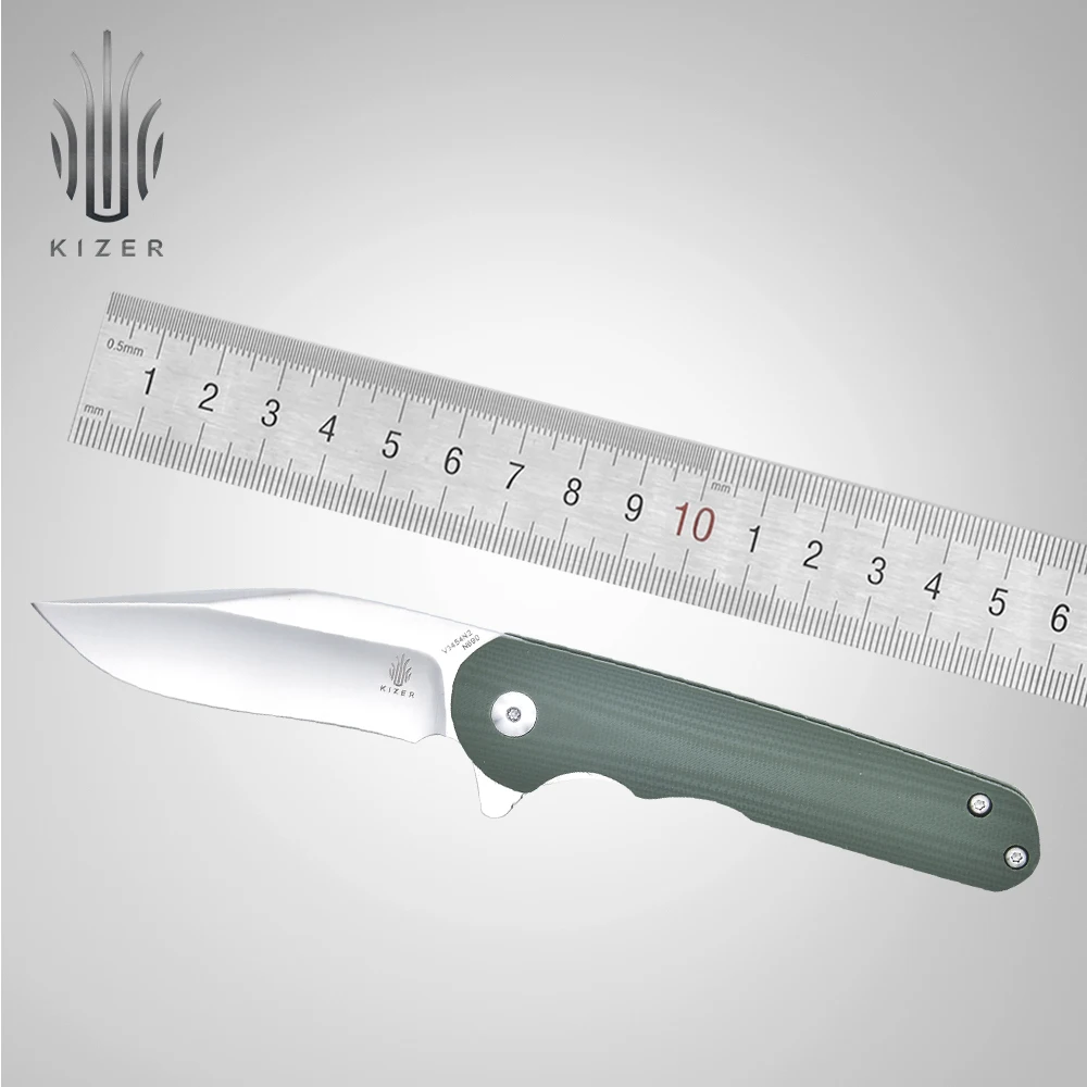 Складной карманный нож Kizer V3454N1/V3454N2, нож для выживания, высокопрочные инструменты для кемпинга