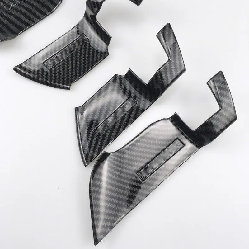 Углеродного волокна ABS интерьер автомобиля дверные ручки чаши 4 шт. для Honda Accord 2018