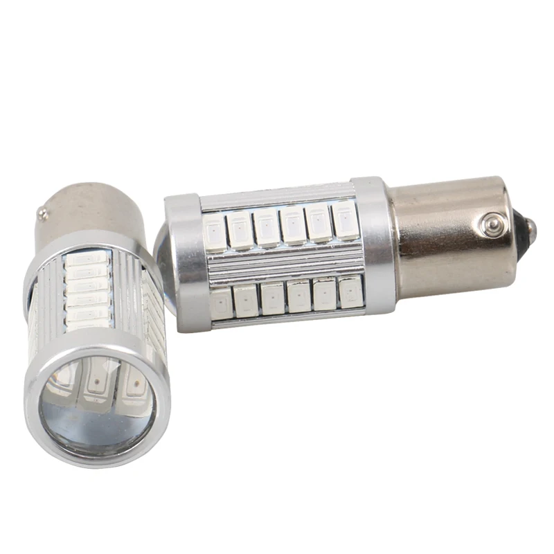 2 шт. 1156 BA15s P21W 33 SMD 5630 5730 Led автомобильный сигнал поворота стоп-сигналы ДХО фара для