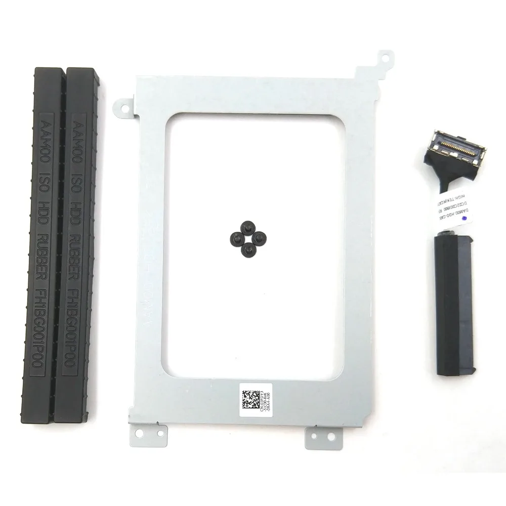 Новинка для Dell XPS 15 9570 Precision 5530 0K0K71 HDD жесткий диск кабель Caddy и резиновая