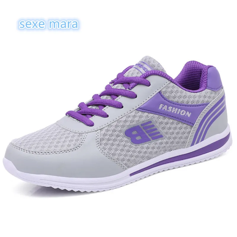 zapatillas mujer кроссовки с дышащей сеткой женские уличные летние спортивные кроссовки женские кроссовки для бега для женщин для бега и ходьбы - Цвет: A4