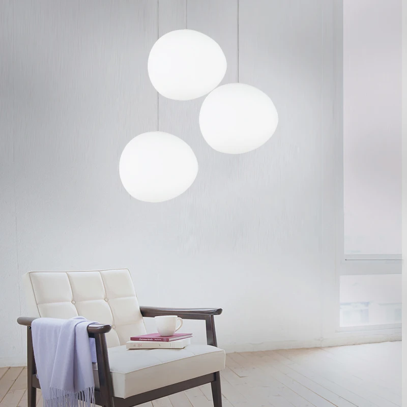 Скандинавские светодиодные подвесные светильники Италия Foscarini Gregg белый Глобус стекло яйцо подвесной светильник Гостиная Столовая Кухня осветительный прибор