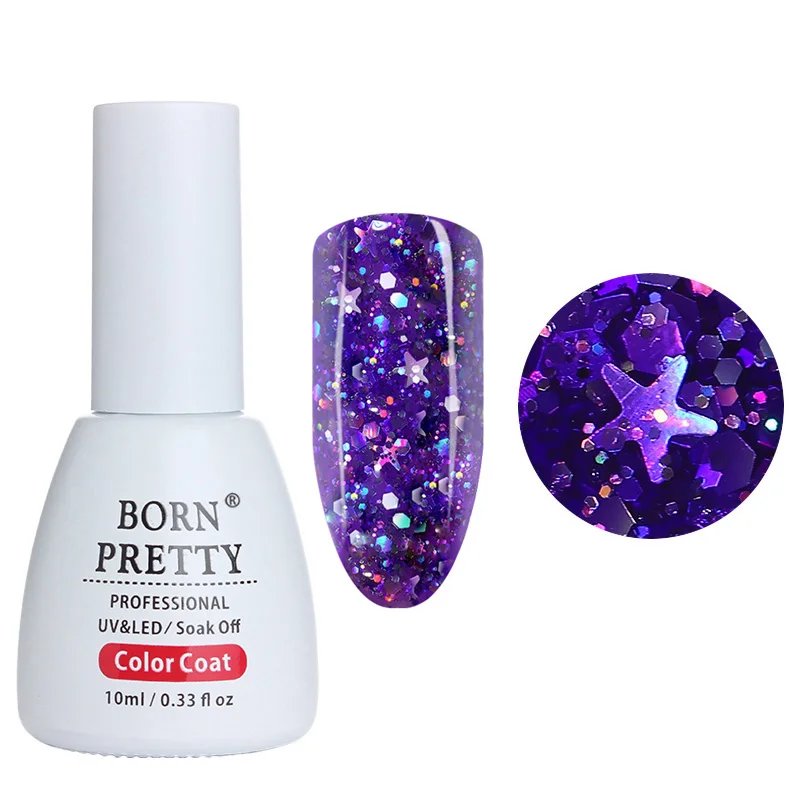 Светодиодный УФ Гель лак для ногтей BORN PRETTY Star Moon 10 мл|Гель ногтей| |