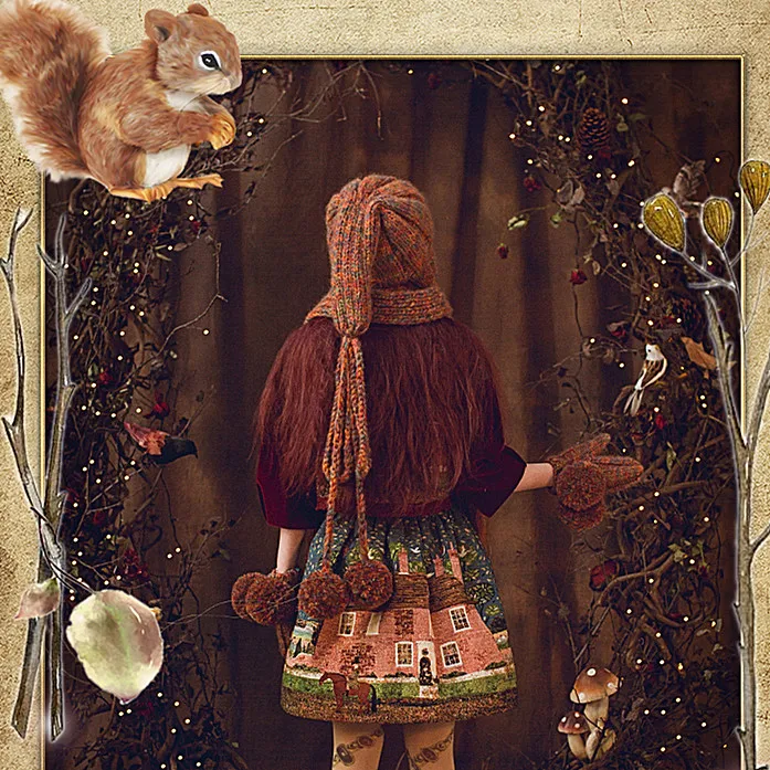 Модная Шапка бини BomHCS шарф и перчатки милые женские зимние теплые толстые