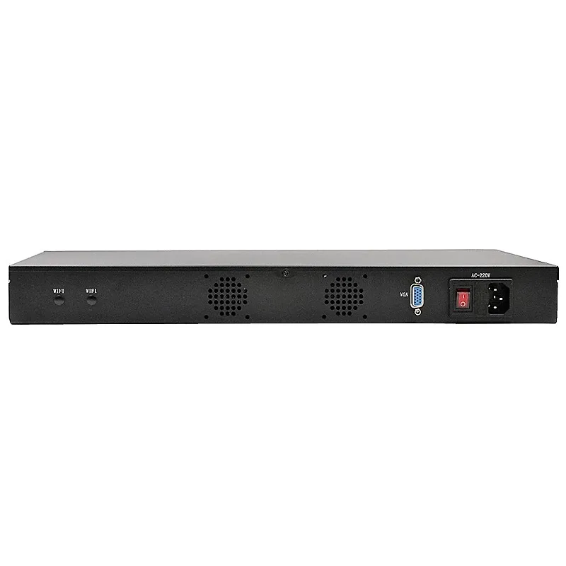 Промышленный ПК 1u с процессором ATOM D2550 встроенный 2 ГБ/4 ГБ ОЗУ 4 * LAN 1 COM USB сетевой