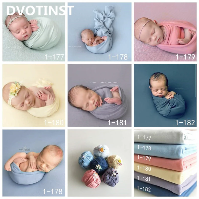 Dvotinst Baby Photography Props Bakcground Blanket Wraps Headwear Fotografia Accessories Infantil Studio Shooting Photo Props