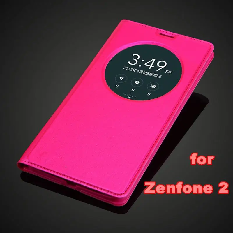 Для ASUS Zenfone 2 ZE551ML ZE550ML Smart View Window Quick Circle чехол с аккумулятором задняя крышка флип