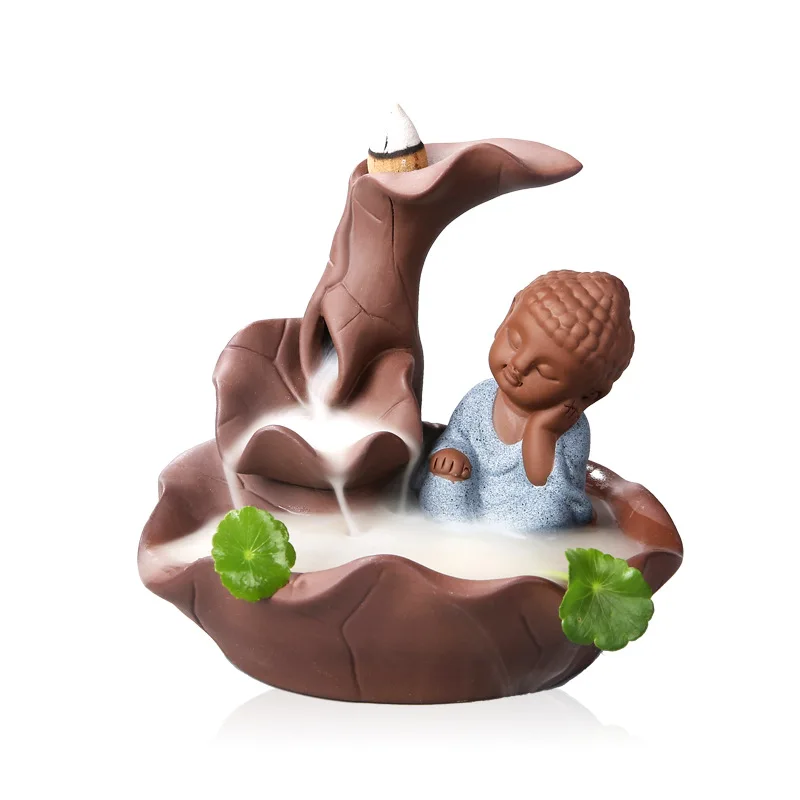 Домашний декор креативная буддистская лампа курильница керамическая | Дом и сад