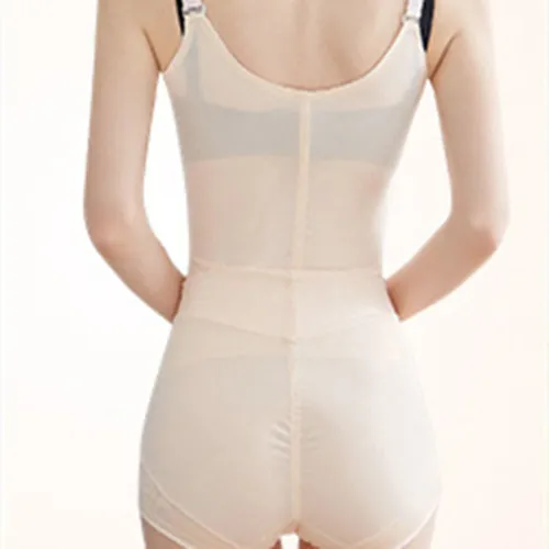 Beige Корректирующее белье для женщин, Корректирующее белье, Корректирующее белье для похудения, Послеродовое восстановление, Корректирующее белье, компрессионное, контурное, для тела - Цвет: Beige