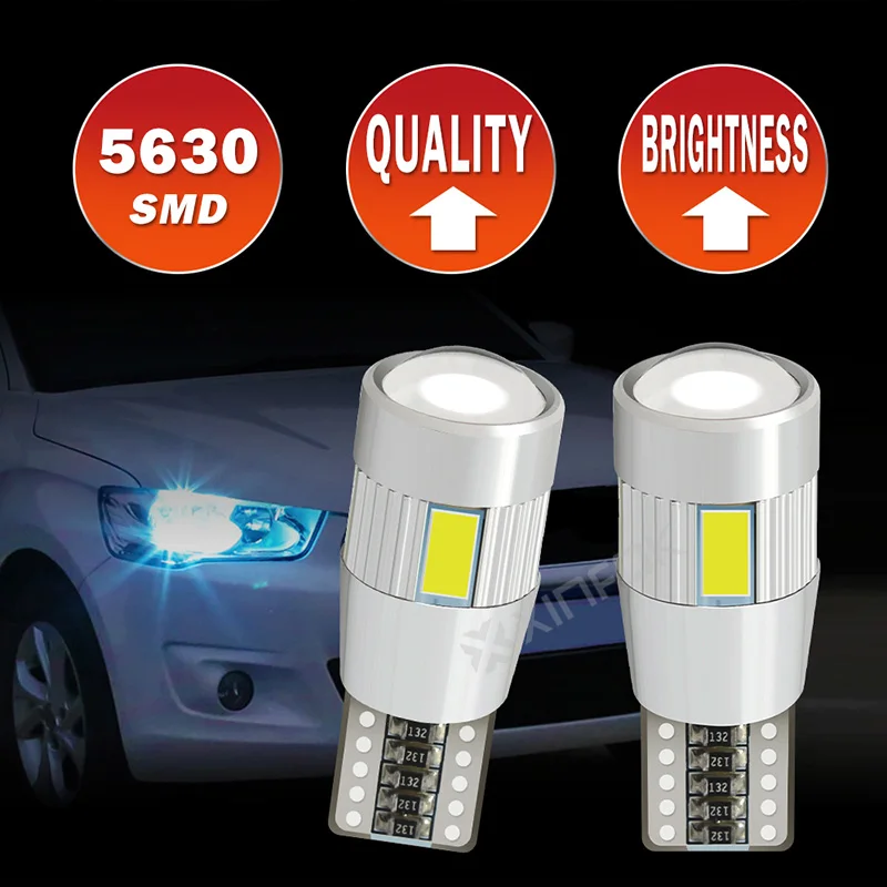 2 шт. автомобильные белые/зеленые/красные/синие Сменные 5630 6SMD светодиодные лампы