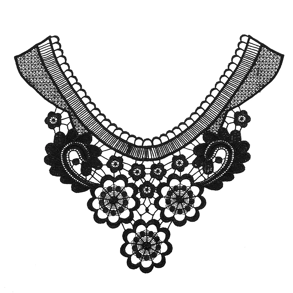 Smiry 1 шт. цветочный букет вышивка декольте свадебное платье кружевной воротник