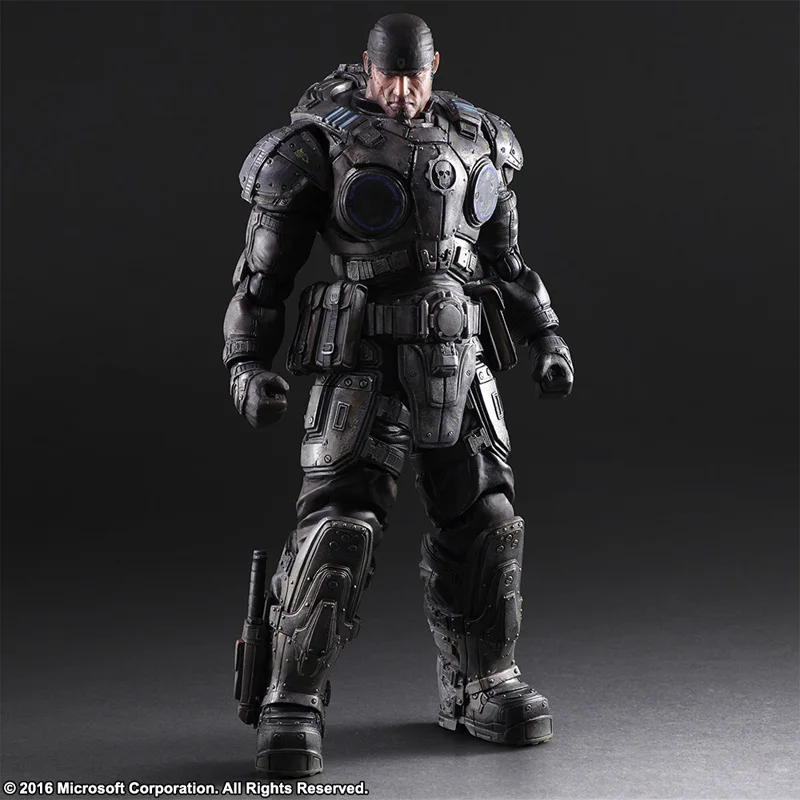 Шестерни войны Marcus Fenix ПВХ фигурку Коллекционная модель игрушки без коробки|gears of