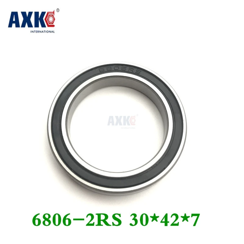 Axk 6806 2rs подшипник Abec 1 (10 шт.) 30x42x7 мм тонкий раздел шарикоподшипники 6806rs 61806 Rs|rs|rs