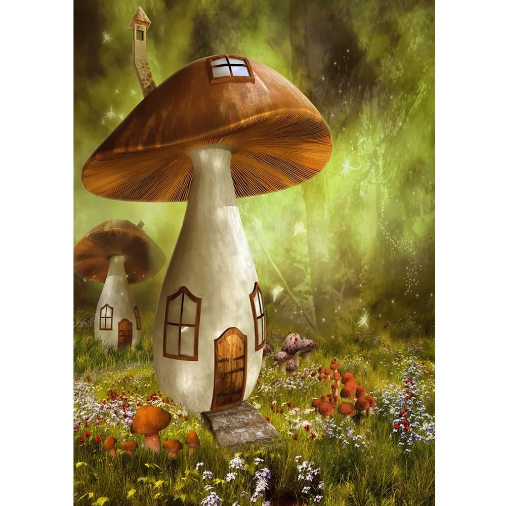 Гриб номер фотографии фон для фотосъемок реквизит малышей и детей постарше