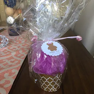 Custom bear Благодарим Вас за помощь Подарочные бирки для детского душа сувенирные