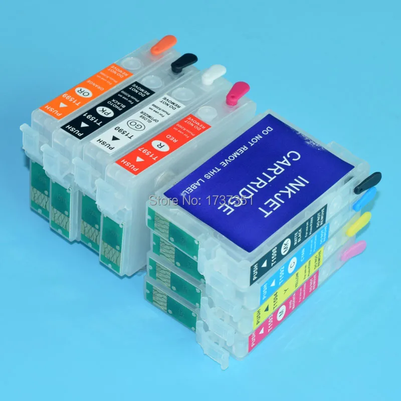Для Epson Stylus R1900 1900 заправка картриджей с ARC чип для T0870 T0879|ink cartridge|refillable ink