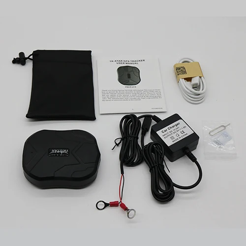 NO Box With Charger TKSTAR TK905 gps трекер Автомобильный Магнит 90 дней в режиме ожидания gps локатор Водонепроницаемый Автомобильный gps трекер автоматический голосовой монитор бесплатное веб-приложение - Цвет: NO Box With Charger