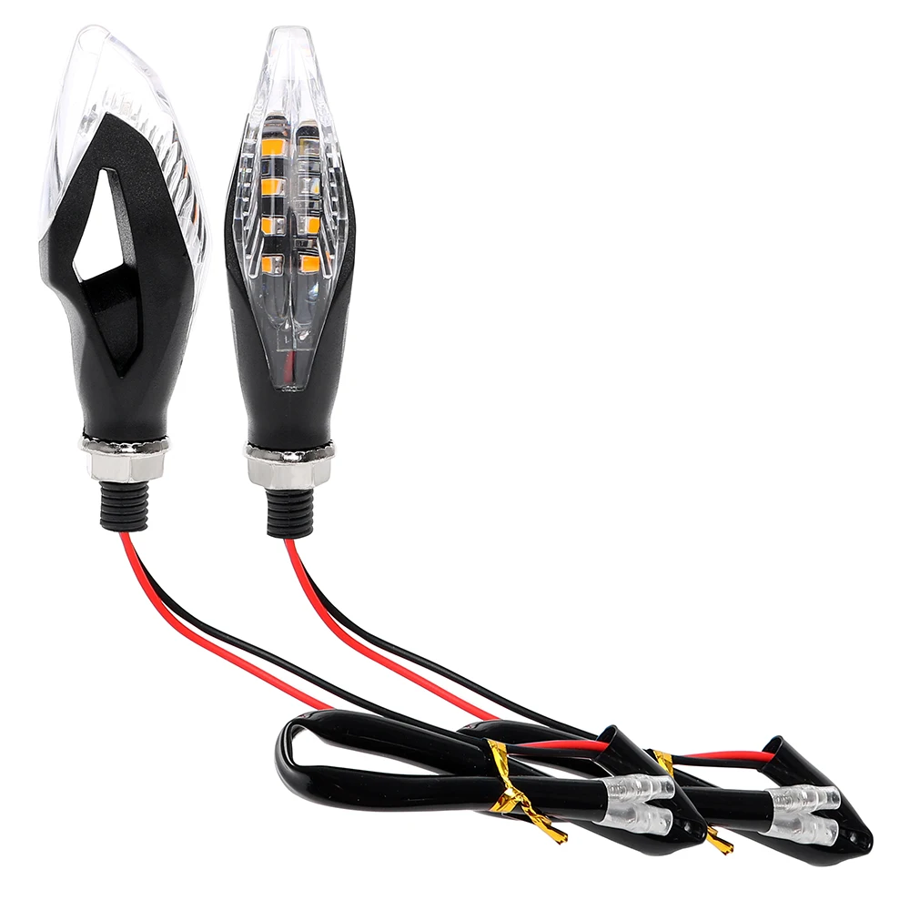 LEEPEE Flash 2 шт. 12 В декоративные огни модифицированные запчасти мотоцикла указатели поворотов Светодиодный направляющая лампа