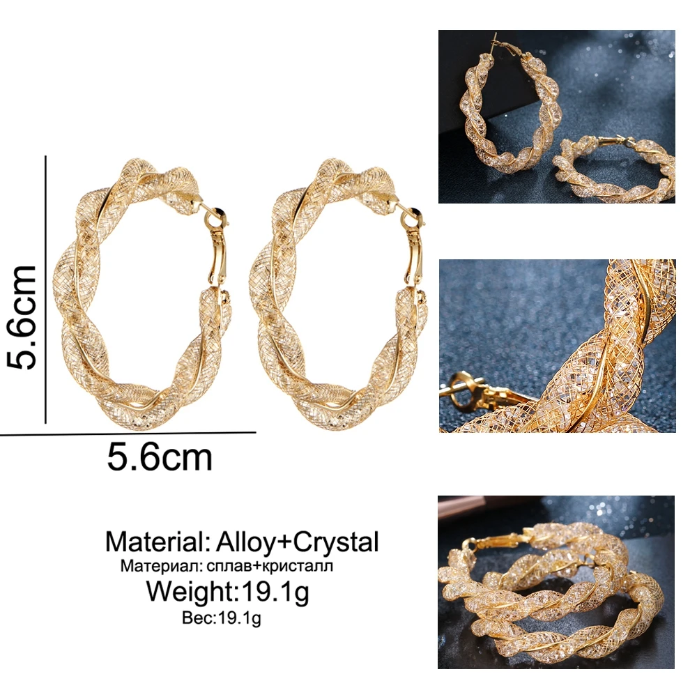 Новинка 1 пара геометрические круглые серьги кольца для женщин с кубическим