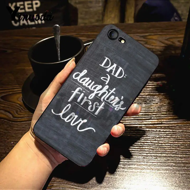 Yinuoda I love my best dad and Mom разноцветный сотовый Чехол для телефона для iPhone X 6 7 6s 7plus 8 8Plus XS XR 5C SE11 11pro 11promax - Цвет: 4