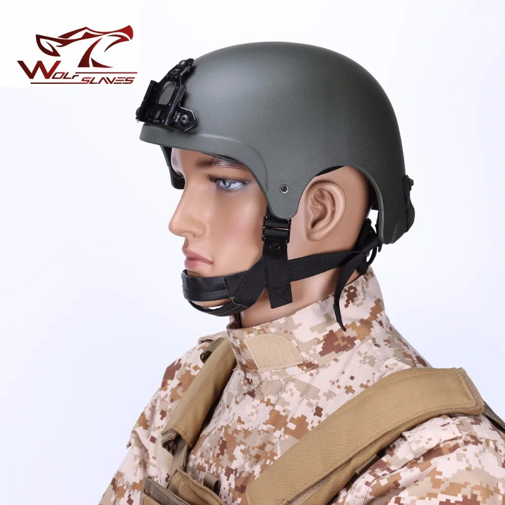 

Wolfslaves IBH War Game Tactical Universal Version Helmet ABS Plastic Combat Safety Helmet Hunting Field Combat Equipment