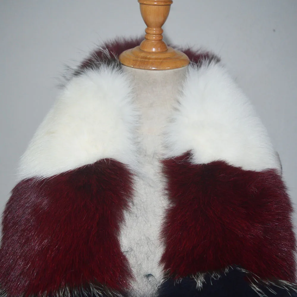 China Post Air Mail Free Shipping SJ101 Best Sell Top Quality New Arrival 2019 Women Fox Fur Scarf from |