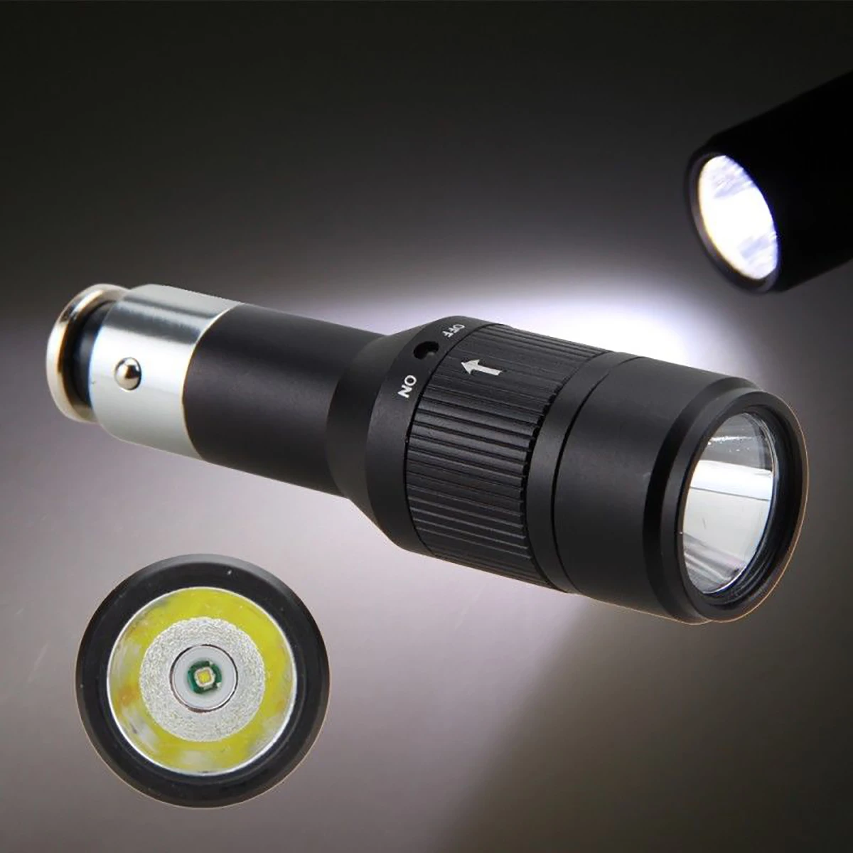 Уличный автомобильный прикуриватель 2000 лм перезаряжаемый светодиодный фонарик