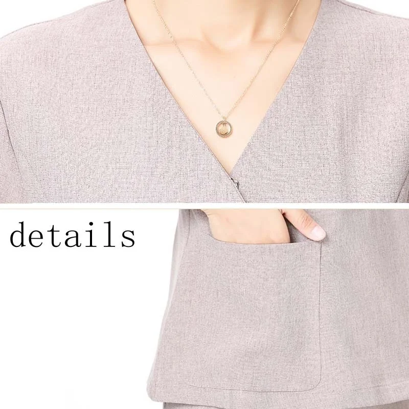 Женский модный скраб-набор униформа для кормления одежда красивого клуба топ с