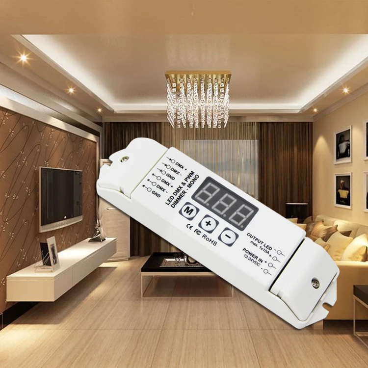 DMX512 1990 светодиодный декодер постоянного напряжения с функцией 10 А * 1 канал