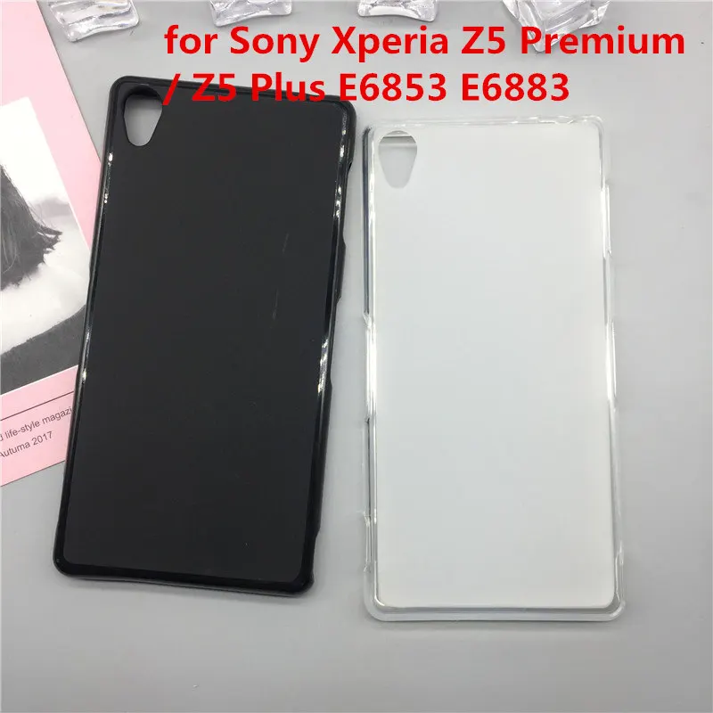 Мягкий силиконовый чехол для телефона Sony Xperia Z5 Premium / Plus E6853 E6883 ПУ защитный черные