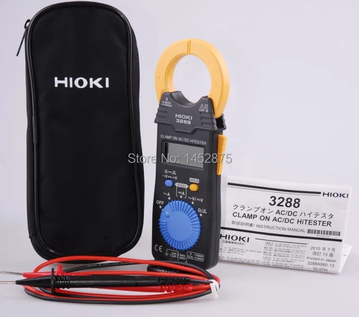 Hioki 3288 CLAMP ON AC/DC HiTESTER 1000A!! Новинка! Бесплатная доставка|Детали и аксессуары для