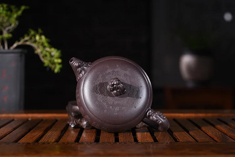 Фиолетовая глина yixing pot Подлинная artisan mine старая фиолетовая глина дракон горшок кунгфу чайник чайный набор замена волос