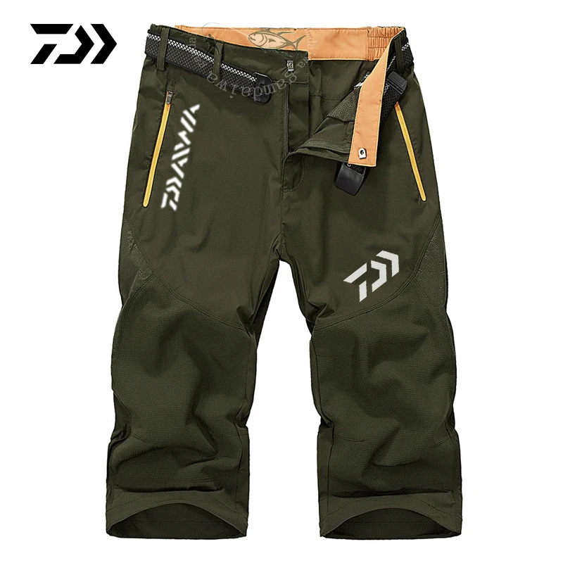 Летние шорты для рыбалки Daiwa, одежда для мужчин, уличные спортивные укороченные брюки, дышащие, nyton, быстросохнущие шорты для велоспорта, рыбалки