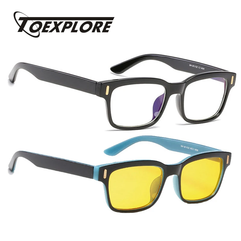 Мужские и женские очки TOEXPLORE с оптическими линзами винтажные Роскошные игровые