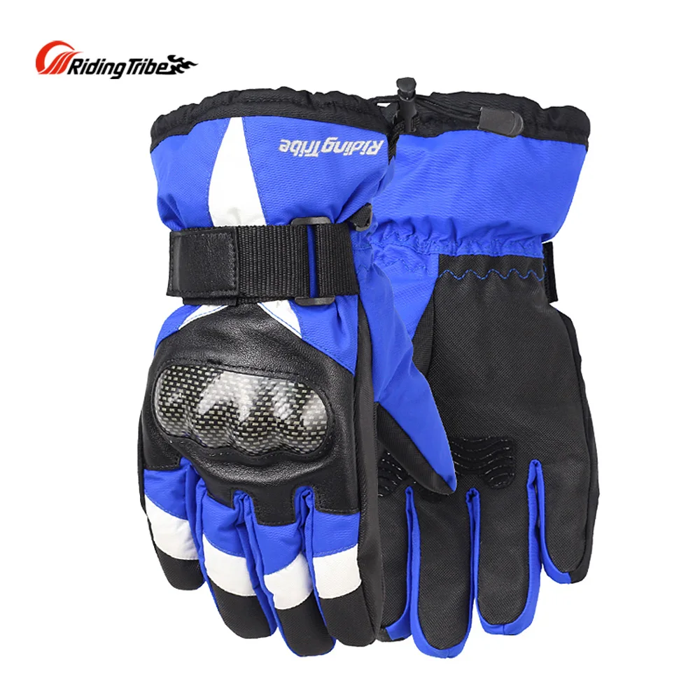 Езда племя мотоциклетные перчатки для зимы мужские и женские Guantes