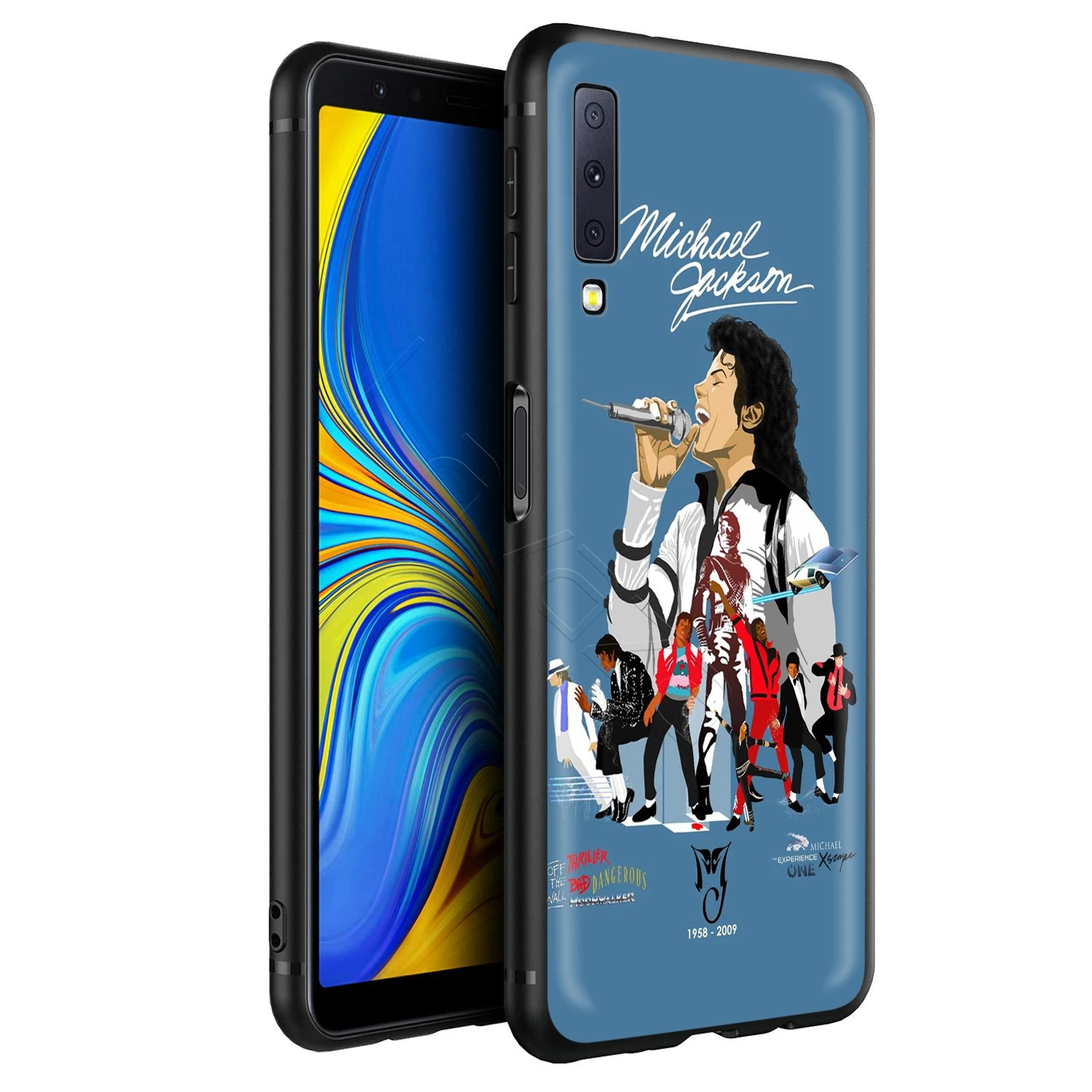 Чехол Майкла Джексона для Samsung Galaxy S20 S10 S9 S8 S7 S6 Plus Note 9 8 M30 M20 M10 Edge Lite Ultra|Бамперы| |