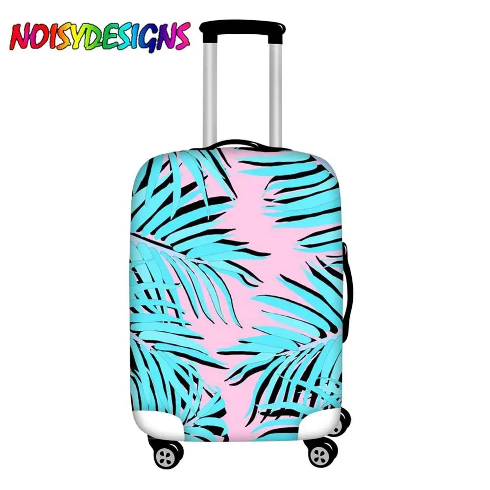 Бесшумный чехол для чемодана модный защитный с изображением пальмы на колесиках