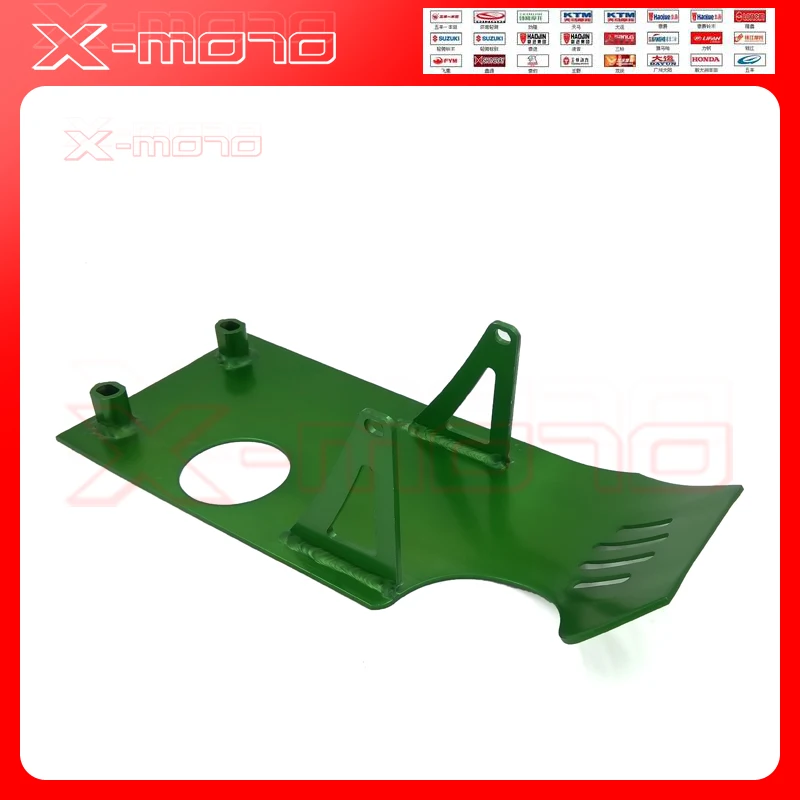 Алюминий Skidplate опорная плита двигатели для автомобиля Чехол протектор XR50 CRF50 Z50 Тао Bosuer Кайо Xmotor Apollo 70 90 110CC для Dirt Pit Bike