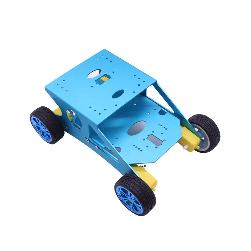 Алюминиевый сплав 4WD Интеллектуальный автомобиль робот шасси DIY рама
