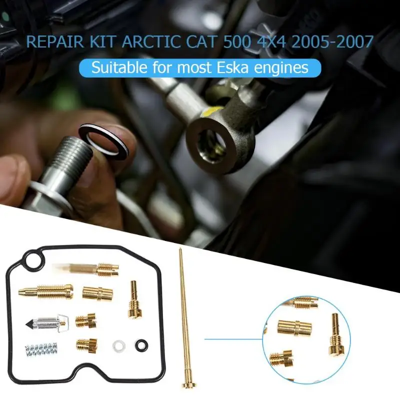 Ремкомплект карбюратора комплект ремонт карбюратора для Arctic Cat 500 4x4 Автоматический ATV 2005-2007 ремонт карбюратора