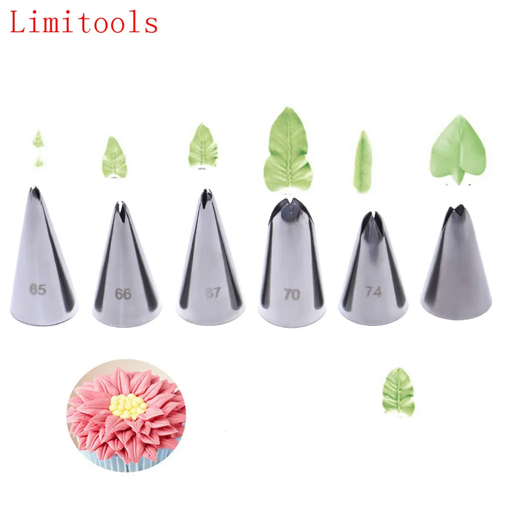 1 шт. листья сопла из нержавеющей стали обледенение трубопроводов Кондитерские Насадки советы для украшения торта инструмент для кондитерской помады инструменты