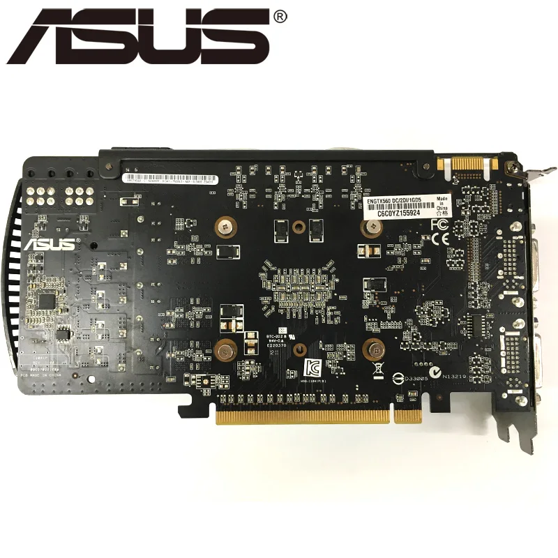 Видеокарта ASUS GTX 560 1GB 256Bit GDDR5, видеокарты для nVIDIA Geforce GTX560, используемые vga-карты прочнее, чем GTX650 GTX 750