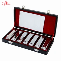 harmonica swan bluesband 7 piece blues harp diatonic harmonica sell by set case wipes professional harmonica