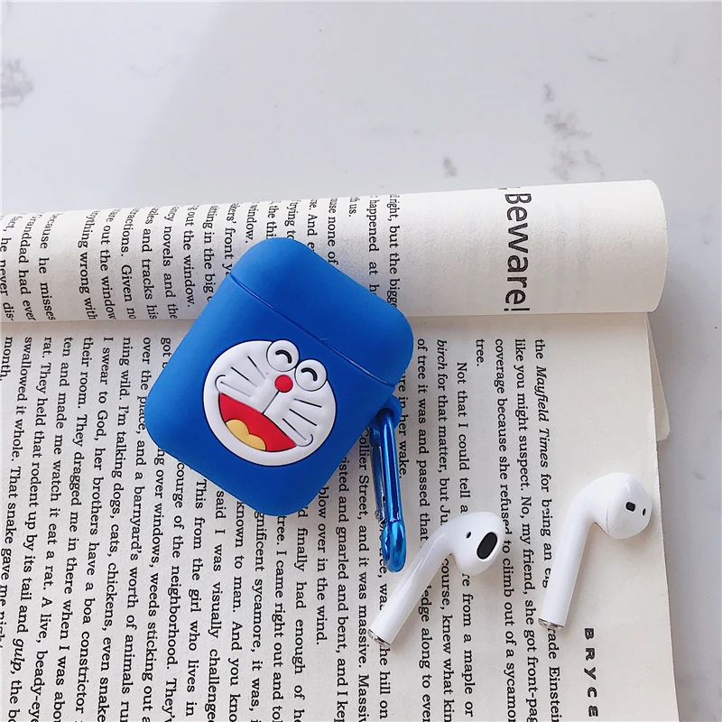 Милый мультяшный Bluetooth беспроводной Чехол для наушников для Apple AirPods Air pods 3D силиконовые наушники для зарядки защитный чехол