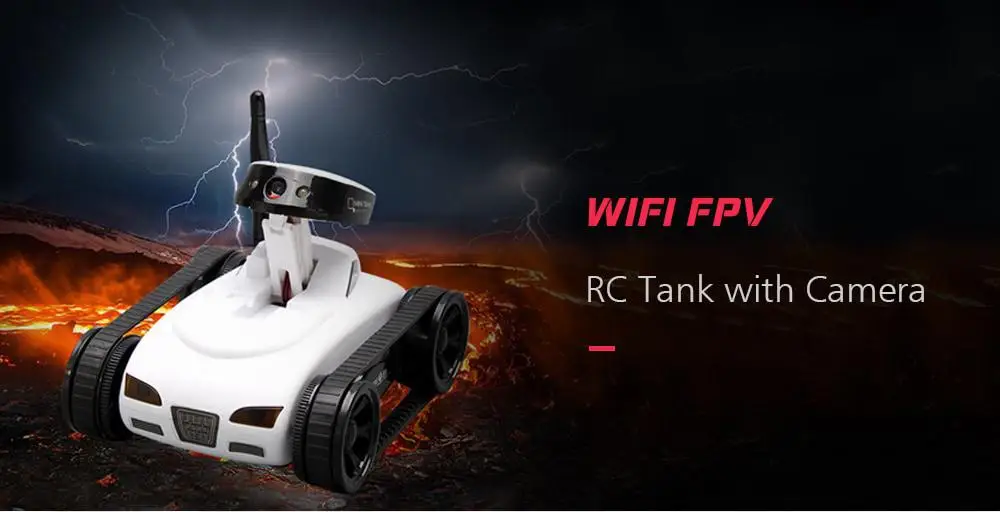 В режиме реального времени передача видео Wi-Fi Танк RC автомобиль с камерой игрушки наружные безопасность Поставки