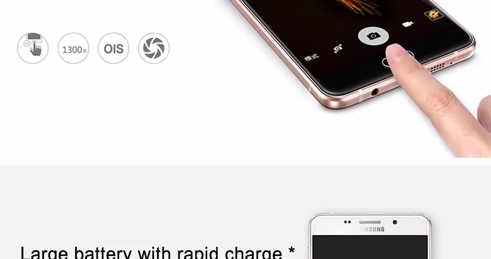 samsung Galaxy A9, A9000, четыре ядра, 4G, LTE, две sim-карты, Smatphone, 6,0 дюймов, 13 МП ram, 3G rom, 32G, 1080 P, Wif, gps, мобильный телефон